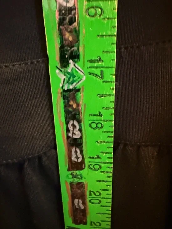 Lands' End Black Minimalist Midi Dress with Short Sleeves sz M - Picture 11 of 12